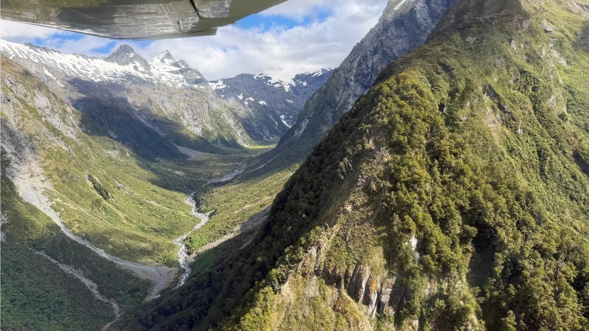 Siberia Experience over de Wilkins Vallei met een klein vliegtuigje