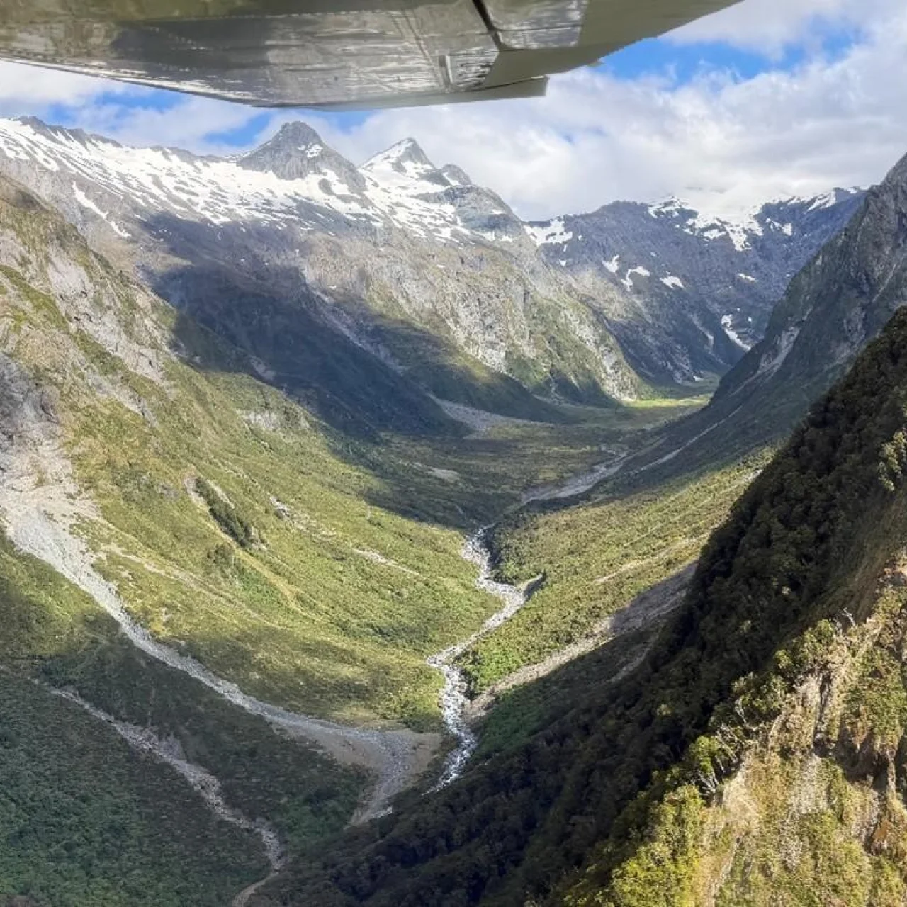 Siberia Experience over de Wilkins Vallei met een klein vliegtuigje